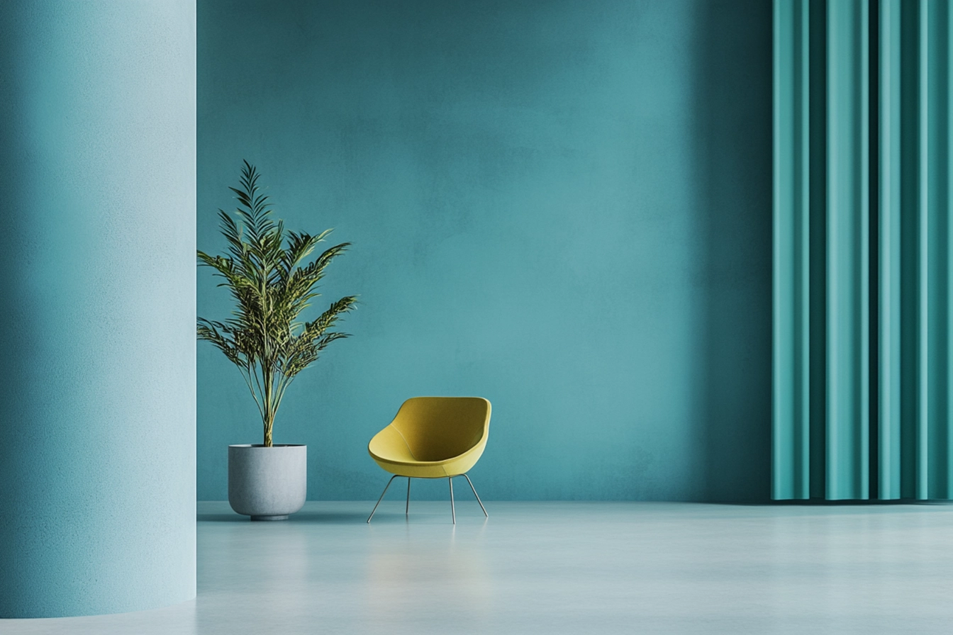 blue color branding ai design example